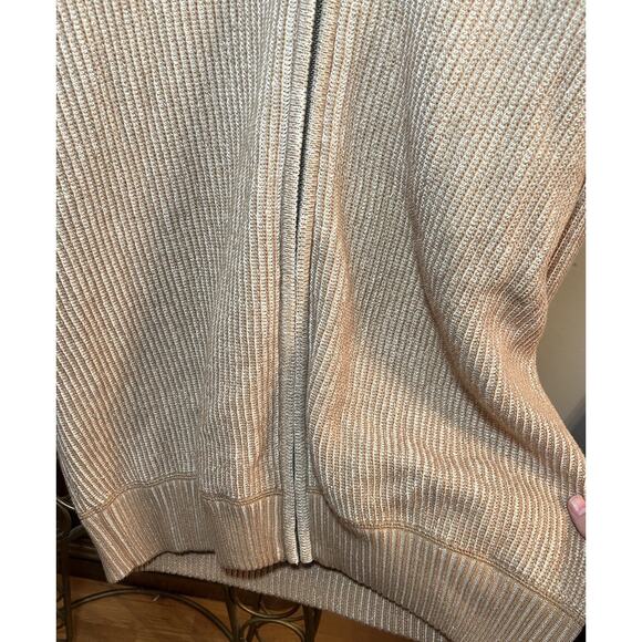 The Territory Ahead Khaki Alpine Ace Zip Cardigan Men' XL Ribbed Zip Grandpacore - Picture 5 of 10